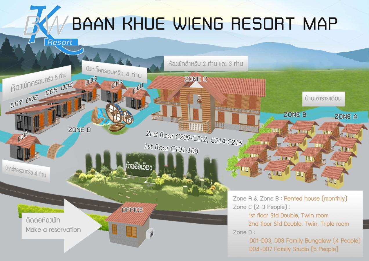 Baan Khue Wieng Resort Mae Sariang Eksteriør bilde